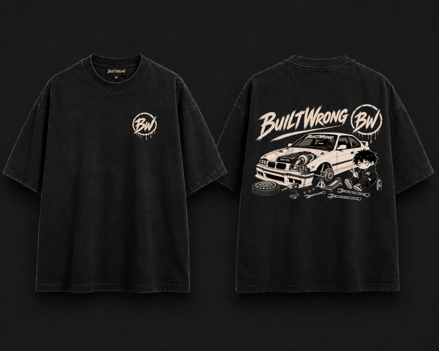 BuiltWrong Built to Break tee artwork
